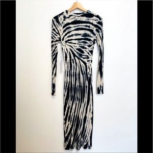 Anthropologie Tie Dye Stretch Dress